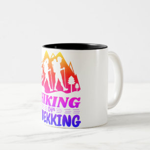 Taza Bicolor Senderismo o senderismo