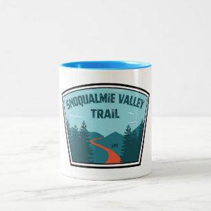 Taza Bicolor Sendero del Valle de Snoqualmie Estado de Washingt