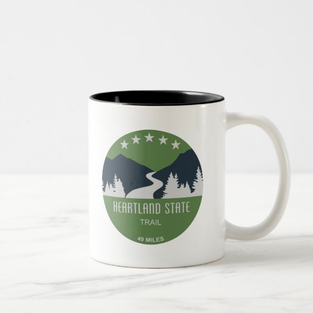 Taza Bicolor Sendero Estatal Heartland (Derecha)