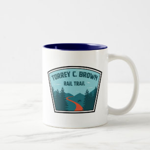 Taza Bicolor Sendero ferroviario Torrey C. Brown Maryland