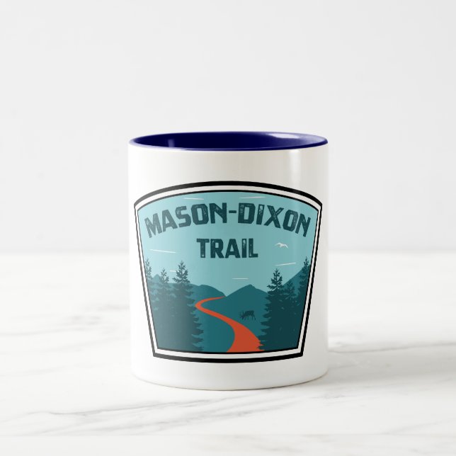 Taza Bicolor Sendero Mason-Dixon (Centro)