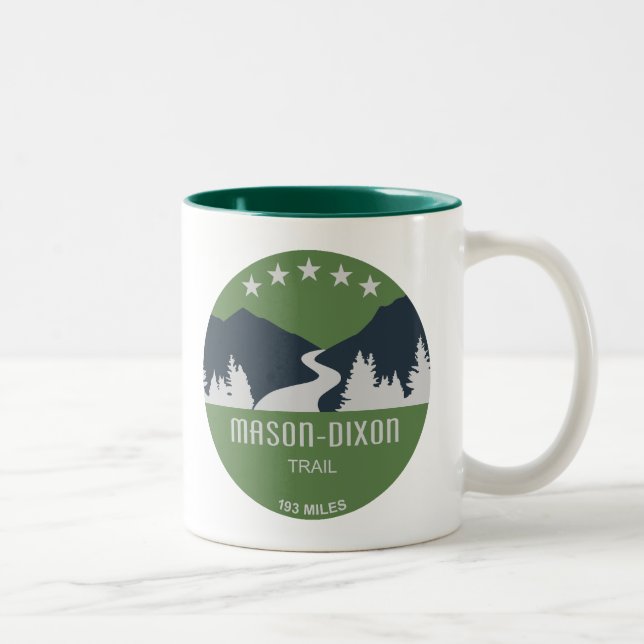 Taza Bicolor Sendero Mason-Dixon (Derecha)