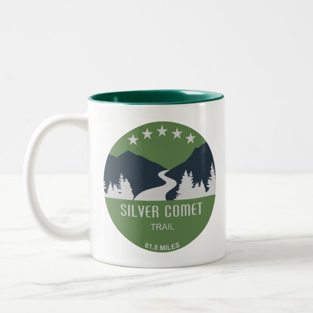Taza Bicolor Sendero Silver Comet Georgia (Izquierda)