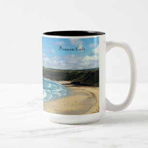 Taza Bicolor Sennen Cove Cornwall England