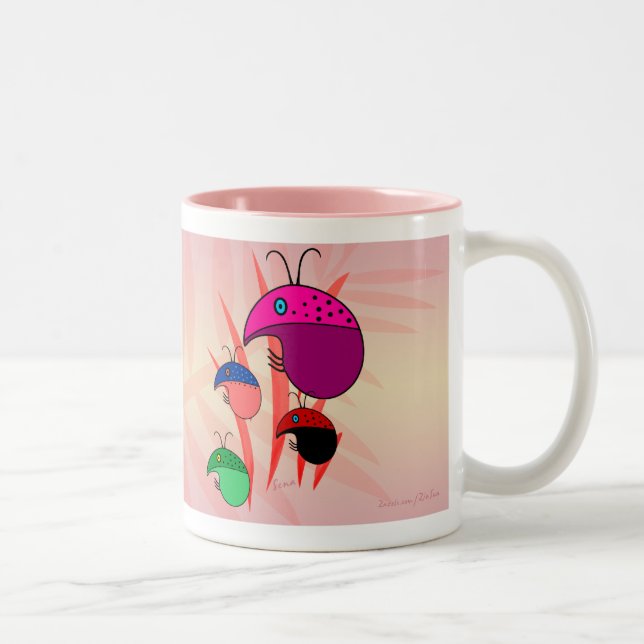 Taza Bicolor Señora Bugs (Derecha)
