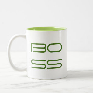 Taza Bicolor Señora de Boss/derecho (Boss que hace frente haci