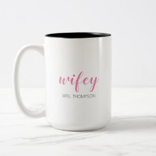 Taza Bicolor Señora de Wifey