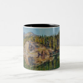 Taza Bicolor Señora del lago