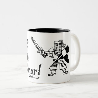 Taza Bicolor Señora Knight Mug del 6:11 de Ephesians de la
