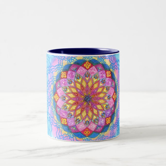 Taza Bicolor Señora Master Mandala Mug (Centro)