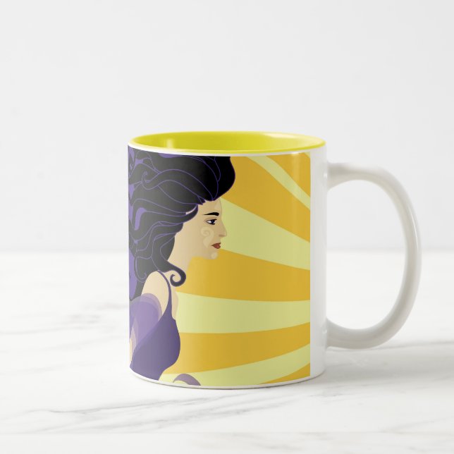 Taza Bicolor Señora Night (Derecha)