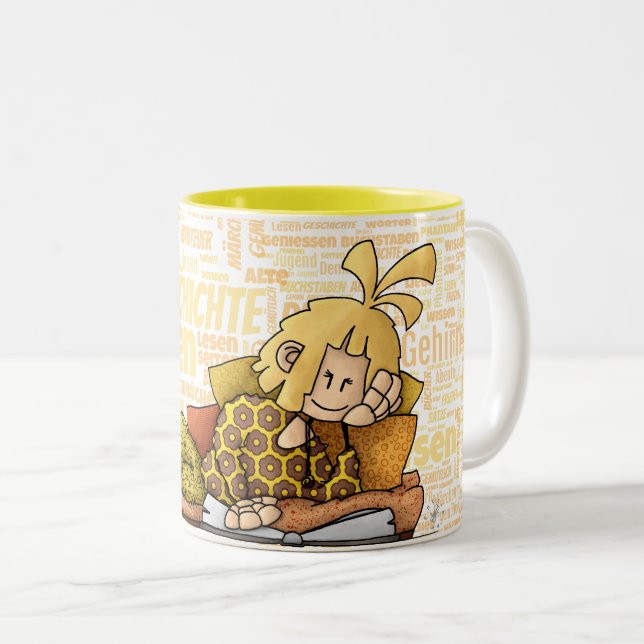 Taza Bicolor Senta - Buch /  (Anverso derecho)
