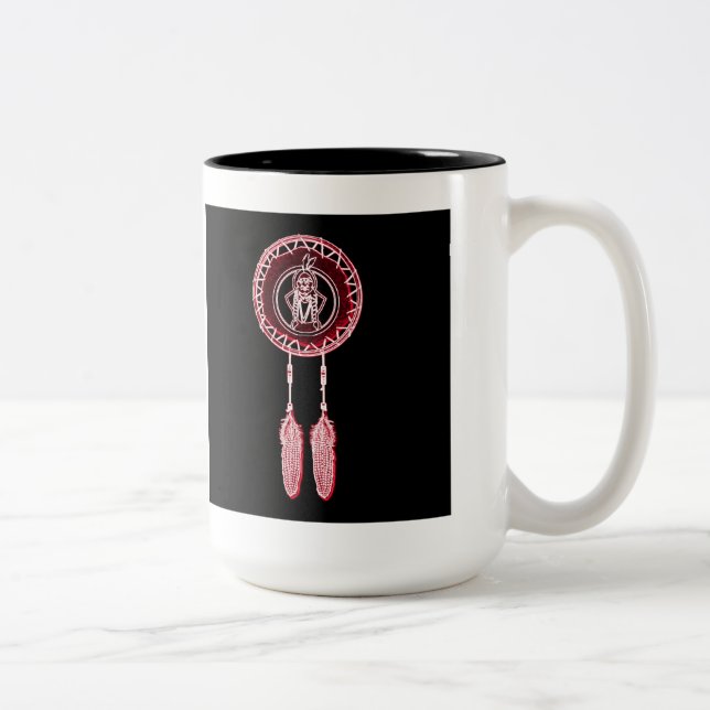 Taza Bicolor 'Sentada Bull Maroon (Derecha)