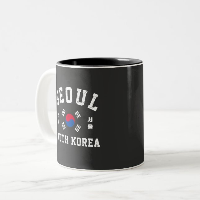 Taza Bicolor Seoul South Korea  (Anverso izquierdo)