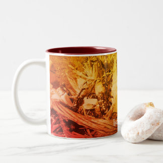 Taza Bicolor Sepia de maíz india personalizada