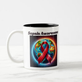 Taza Bicolor Sepsis Awareness Mug Cups