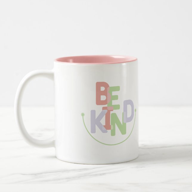 Taza Bicolor Ser amable (Izquierda)