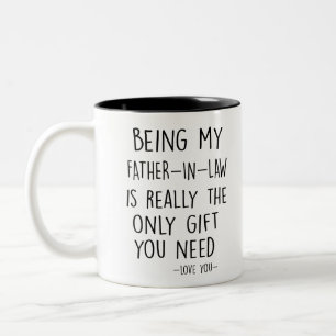 Taza Bicolor Ser Mi PADRE ES Realmente El Único Regalo Que Tie