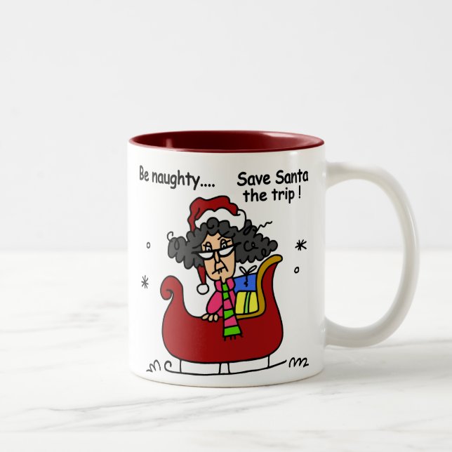 Taza Bicolor Ser travieso (Derecha)
