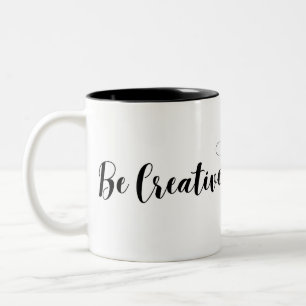 Taza Bicolor Ser un mugre creativo