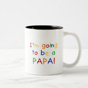 Taza Bicolor Ser un papá - Colores primarios