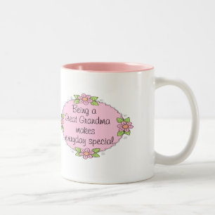Taza Bicolor Ser una bisabuela hace que cada día sea especial