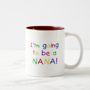Taza Bicolor Serán una Nana - Camisas de colores primarios