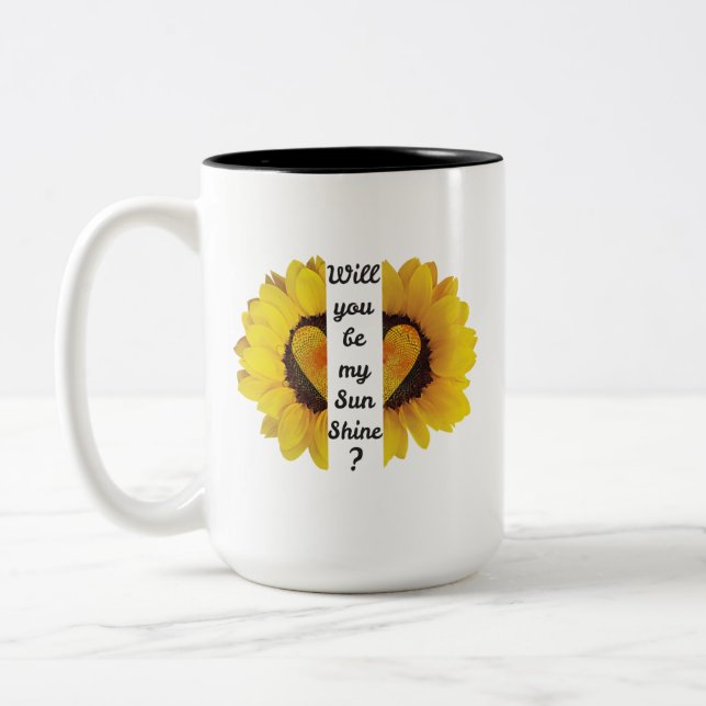 Taza Bicolor Serás mi sol (Izquierda)