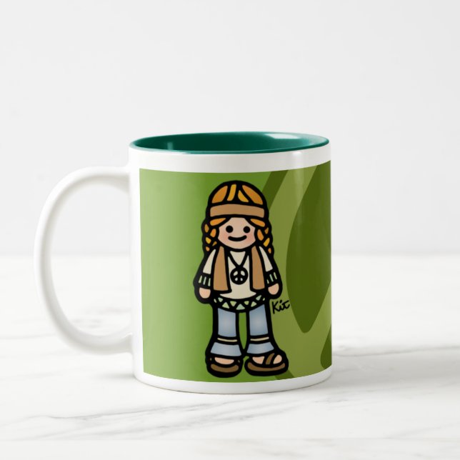 Taza Bicolor serenidad del sorbo (Izquierda)