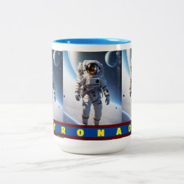 Taza Bicolor Serenidad galáctica: Café Mug