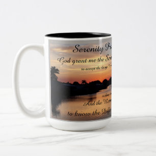 TAZA BICOLOR SERENITY PRAYER