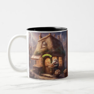 Taza Bicolor serie web de Beazies Bakery Brookstone Square