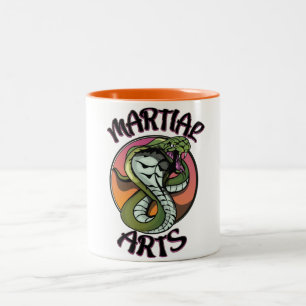 Taza Bicolor Serpiente de artes marciales
