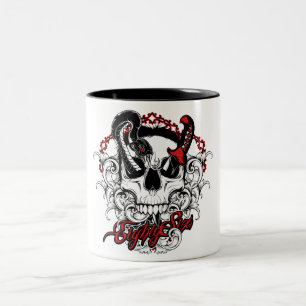 Taza Bicolor Serpiente del cráneo