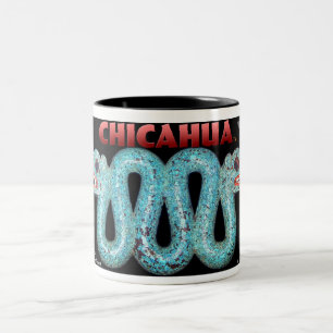 Taza Bicolor "Serpiente doble "