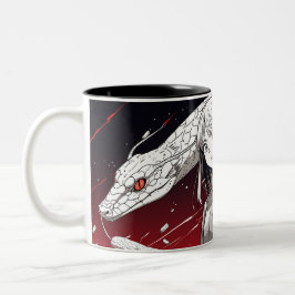 Taza Bicolor Serpiente juguetón y fango de fortuna