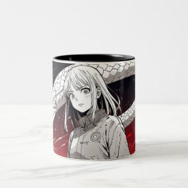 Taza Bicolor Serpiente juguetón y fango de fortuna