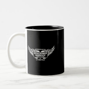 Taza Bicolor Servicio de Spaceship "Arreglamos Cualquier Cosa Q