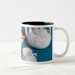 Taza Bicolor Servicio de té de Belleek