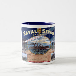 Taza Bicolor Servicio naval de Canadá