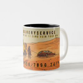 Taza Bicolor Servicio personalizado de camión de remolque de re