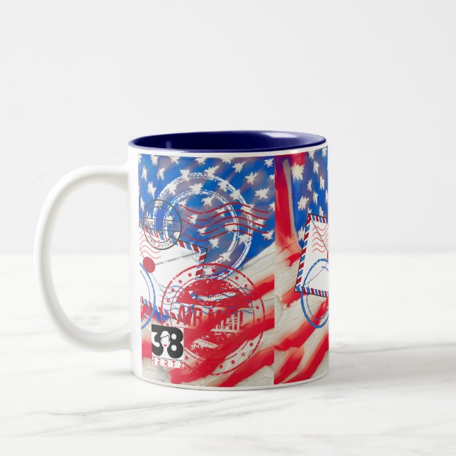 Taza Bicolor Servicio postal (Izquierda)