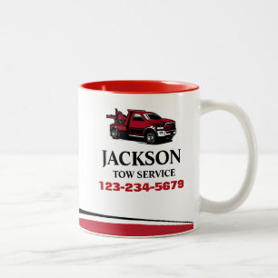 Taza Bicolor Servicio Profesional de Grúa