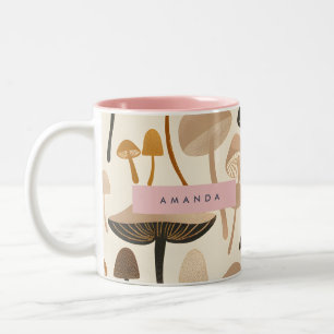 Taza Bicolor Seta Personalizada de Bosque Caprichoso
