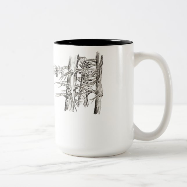 Taza Bicolor Seven vs Four Tree Art (Derecha)