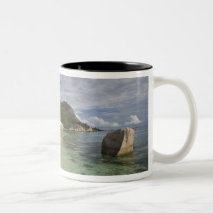 Taza Bicolor Seychelles, isla La Digue, L'Union Estate 2
