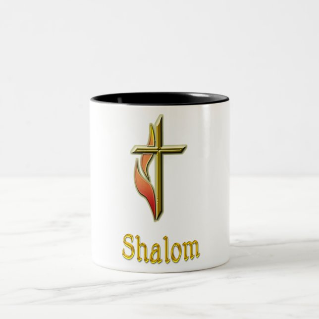 Taza Bicolor Shalom (Centro)