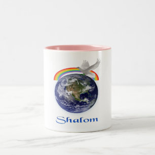 Taza Bicolor shalom