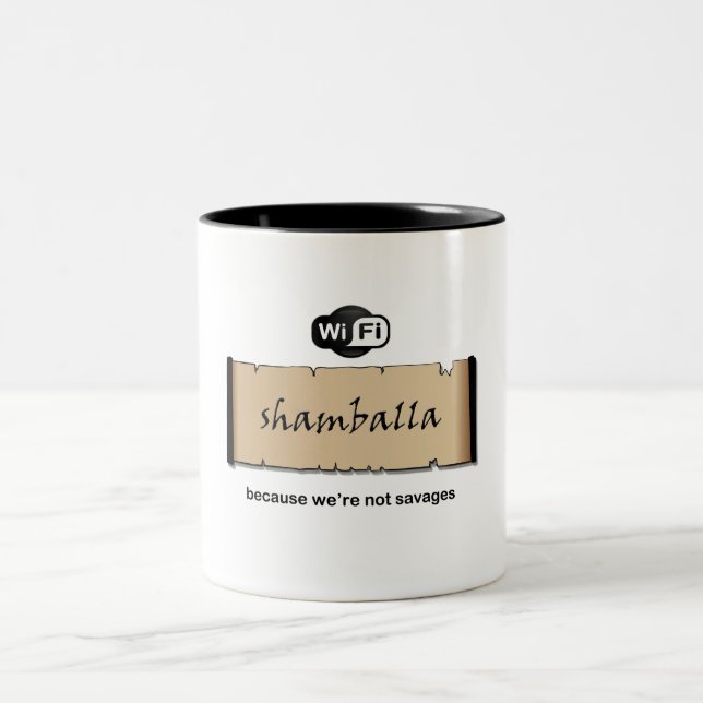 Taza Bicolor Shamballa Wifi (Centro)