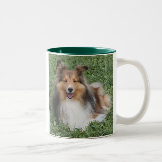TAZA BICOLOR SHELTIE (Derecha)